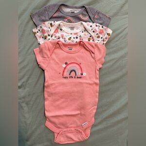 Gerber 3-6m Short sleeve bodysuits